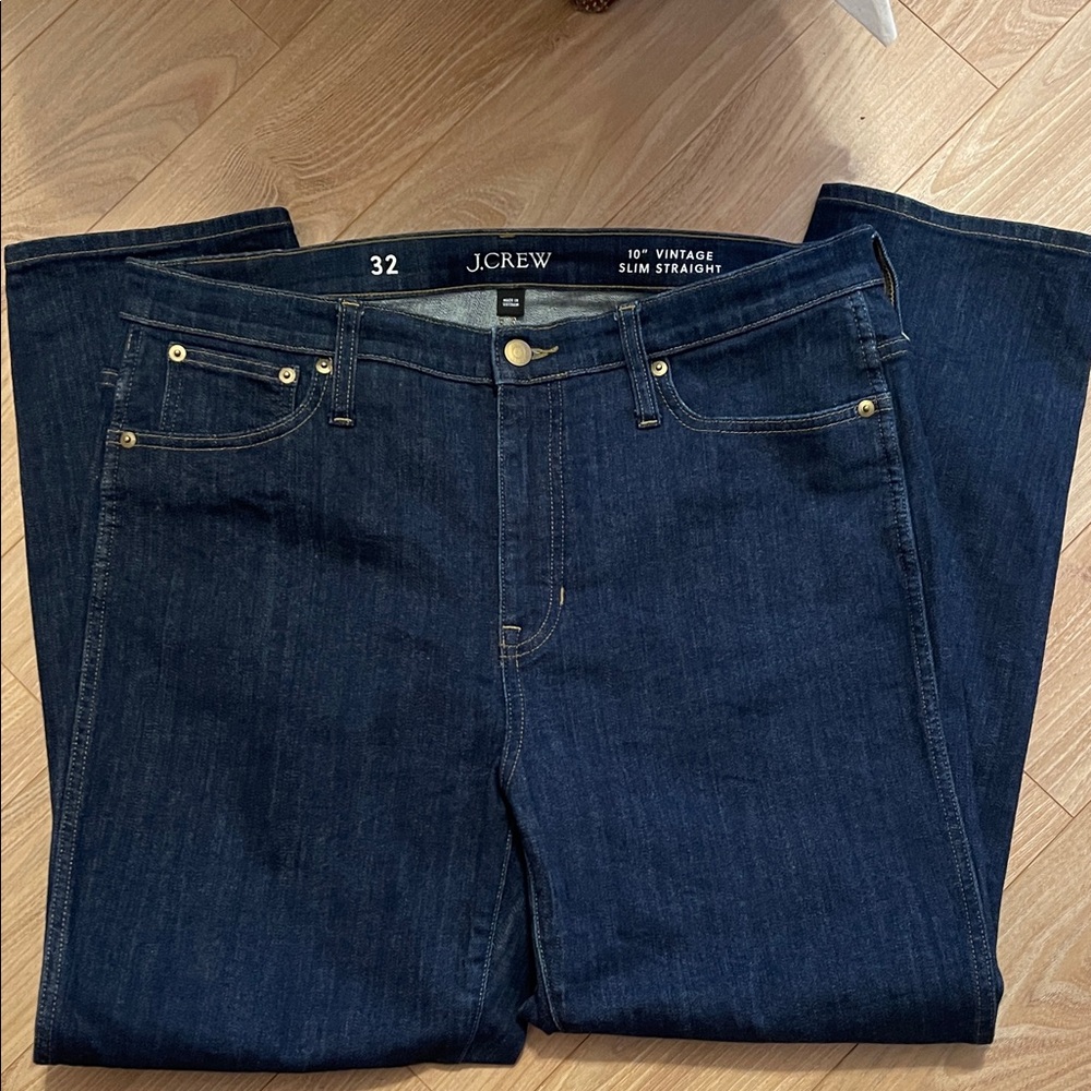 J.Crew 10” Vintage Slim Straight Jeans